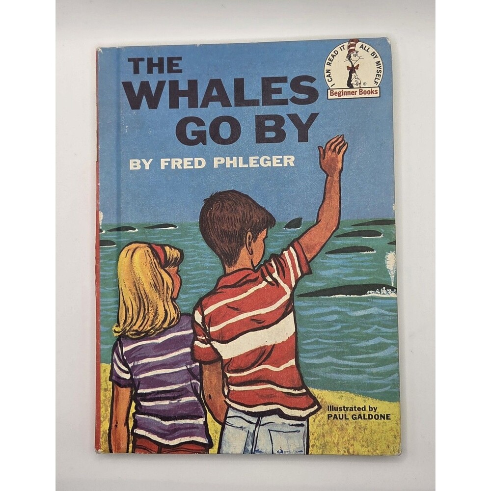 VTG 1970s Reprint The Whales Go By Phleger Galdone Childrens' Book Illustrated